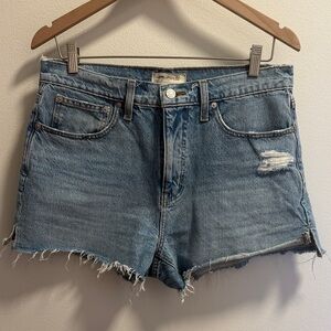 Madewell Vintage Light Blue Denim Cutoff Shorts